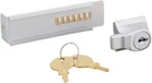 C.r. Laurence TDK7AKA Crl Aluminum Stick-on Showcase Lock Keyed Alike New. Price: $29.95.