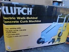 Klutch Electric Walk-behind Concrete Curb Machine 5.8IN Working Width 3/4 Hp Open. Price: $1250.00.