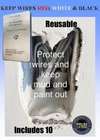 Drywall Electrical Outlet Wire Protection Lid 10 Pack Fits New Work Gang Box. Price: $14.99.