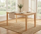 Kings Brand Furniture - Kurmer Rectangular Dining Kitchen Table, Natural Oak New. Price: $245.99.