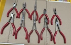 Mac Tools Precision Mini Plier Set 10 Spring Return Soft Grip Craft Red Used. Price: $99.99.