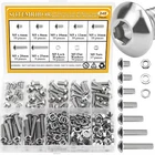 245 Pieces M5 Screws Nuts Washers Set X 6/8/10/12/16/20/25MM Button Head Sock New. Price: $30.20.