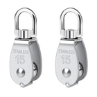 Twours Pulley 304 Stainless Steel Single Block Small M15, 2PCS New. Price: $11.69.