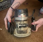 Craftsman Router Model 315.17381 Black 110-120V 6.5A Corded Electric Used. Price: $24.50.