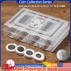 60PCS Coin Capsules Holder Applied Clear Display Plastic Round Storage Box Case New. Price: $57.73.