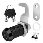 Black Toolbox With Keys - Cabinet Locks Keyed Alike, Hook Cam, Tubular L... New. Price: $18.30.