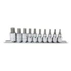 Genius Tools Piece 3/8" Dr. Sae Hex Bit Socket Set BS-310HS New. Price: $49.90.