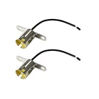 Ywdiml 2PCS Car Light Bulb Socket, Vehicle Led BA15S/LONG, White/silver New. Price: $6.31.