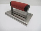 Marshalltown 14227, Hand Edger 6" X 4-1/2" 3/8" Radius Lip, 165SSD Used. Price: $15.00.