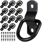 Jevie 12 Pack 1/4" Ring Tie Down Anchors, Heavy-duty Steel Bolt-on M... New. Price: $22.51.