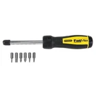 Stanley 69-189 Fatmax Multi-bit Ratcheting Screwdriver, Includes (6) Bits New. Price: $19.61.