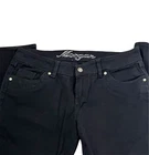 Delia's Morgan Juniors/women's Stretch Black Jeans Size: 13/14T Tall 35" Inseam Pre-owned. Price: $32.00.