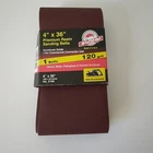 Ali-gator-grit 4" 36" 120 Premium Sanding BELT-NO.3190-USA Made-nos Nip New. Price: $14.00.