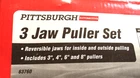 Pittsburgh Set - 3" 4" 6" & 8" Reversible Jaws #63760 New. Price: $30.00.