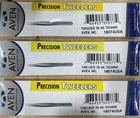 Aven 18074USA Technik Tweezers 7B-SA, Stainless Steel, Curved, Ultra Fine, LOT/3 New. Price: $23.25.