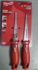 Milwaukee 48-22-0104F Rasping Jab Saw With 6 In. Drywall Blade (2 Pack) SB21 New. Price: $18.00.