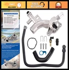Engine Coolant Housing Water Outlet With Hoses For Chevy Cruze, Sonic, Trax 1.4L New. Price: $53.99.