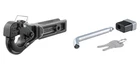 Receiver-mount 20K Lbs Pintle Hook 2.5IN With Deadbolt Hitch Lock Curt New. Price: $176.99.