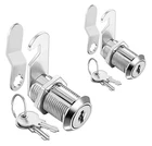 Sartatue Cabinet Cam Locks Keyed Alike, 1-1/8'' Fits Inch 2PCS, Silver New. Price: $14.76.