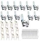 X-haibei 12 Pack Cabinet Cam Locks Keyed Alike, 7/8" Cylinder 20MM, Silver New. Price: $35.94.