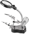 Led Stand Loupe, Lighted Helping Third Hands Clamp Clip Magnifying... New. Price: $20.99.
