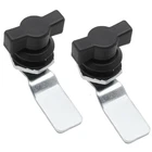 Kyuionty 2 Pcs Thumb Operated Offset Cam Lock, Handle Pack, Black New. Price: $11.39.
