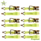 6PCS 2" 15' 5000 Lb Ratchet Straps With J Hook Heavy Duty Tie Downs Yellow New. Price: $44.90.
