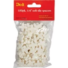 Do 1/4 In. White Soft Tile Spacers (100-PACK) 309206 Sim Supply, Inc. New. Price: $11.98.
