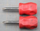 Snap On Stubby Screwdriver Set Flat Slotted Tip SHD1 Phillips SHDP22IR Red Used. Price: $40.00.