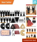 Curved Edge Oscillating Saw Blades 86-PACK With Storage Box For All Materials New. Price: $48.99.