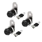 Jayseon Rv Storage Lock, 5/8" Cabinet Locks With Keys, 3 Pack Black Inch New. Price: $26.28.