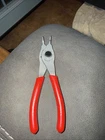 Snap SRPC4700 Red Handle Convertible Retaining Ring Pliers Straight Used. Price: $21.60.