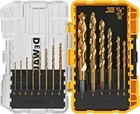 Drill Bit Set, Titanium Nitride Coated, 14-PIECE (DW1354) New. Price: $28.95.