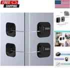 2 Pack Heavy Duty Combination Fridge Lock - Child/baby Proofing For Cabinet New. Price: $17.98.