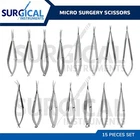 15 Micro Surgical Scissors Ophthalmic & Lab Instruments New. Price: $67.40.