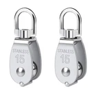 Twours Pulley 304 Stainless Steel Single Block Small M15, 2PCS New. Price: $11.44.