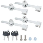 Qjaiune Sliding Glass Door Lock 5.56 Inch / 141MM - Pack, Silver New. Price: $14.05.