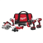 Milwaukee 2696-26 M18 Cordless Lithium-ion 6-TOOL Combo Kit New. Price: $831.91.
