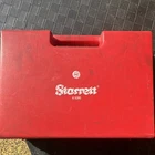 Starrett K1095 Bi Metal Hole Saw Set With Red Case Used. Price: $95.00.