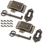 Kyuionty 2 Sets Skeleton Key Lock Decorative Antique Bronze New. Price: $12.50.