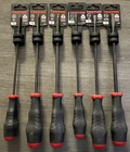 Tekton Long High-torque Black Oxide Blade Screwdriver Set 6 Piece -made In Usa New. Price: $75.00.