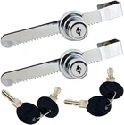 Sliding Glass Door Ratchet Lock, Chrome Finish - 2 Pack New. Price: $17.99.