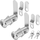 Cabinet With Keys, 1-1/2" Long Cam Locks Keyed Alike, Set For New. Price: $17.53.