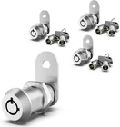 3 Pack Cabinet Locks With Keys, 5/8" 5/8&APOS;&APOS;, Black Handle New. Price: $21.82.