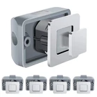 Welluck Keyless Rv Push Cabinet Locks, Fits 15MM/0.59" Board Thickness, Gray New. Price: $43.29.