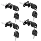 Lifcratms 4PCS 16MM Drawer Locks, Matte Black Desk Wardrobe Zinc New. Price: $13.35.