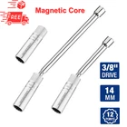 3PCS Magnetic Swivel Spark Plug Socket Set 12PT 3/8" Drive 14MM Thin Wall New. Price: $27.59.