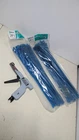 Bundle Working Panduit GS2B Cable Gun & 200 PLT4S-C76 14.5" Aqua Ties Used. Price: $300.00.