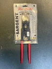 Sargent 3/8"-1" Pex Clamp 2-HANDLE Pincer Ratchet Tool 14100069 (9252SCP) New. Price: $59.99.