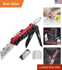 Utility Knife Box Cutter Multi Tool Razor Blades Screwdriver Saw Foldable New. Price: $43.99.
